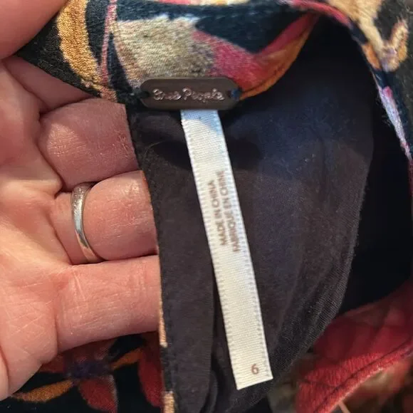 Free People Floral Dress(size 6) - Picture 5 of 9